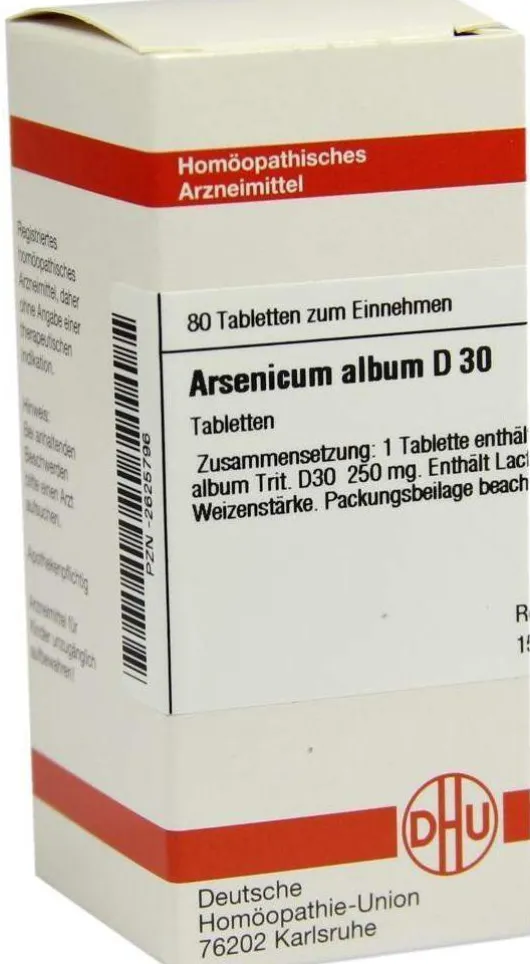 Dhu Arsenicum Album D30 80 Tabletten