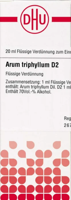 Dhu Arum Triphyllum D2 Dilution