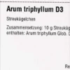 Dhu Arum Triphyllum D3 Globuli