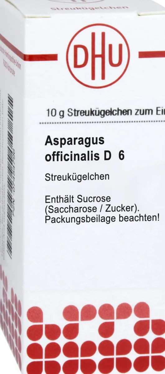 Dhu Asparagus Officinalis D6 Globuli 10 G