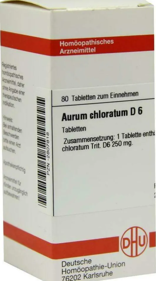 Dhu Aurum Chloratum D6 80 Tabletten