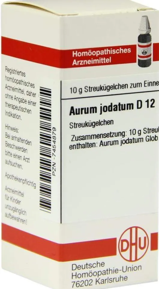 Dhu Aurum Jodatum D12 10 G Globuli