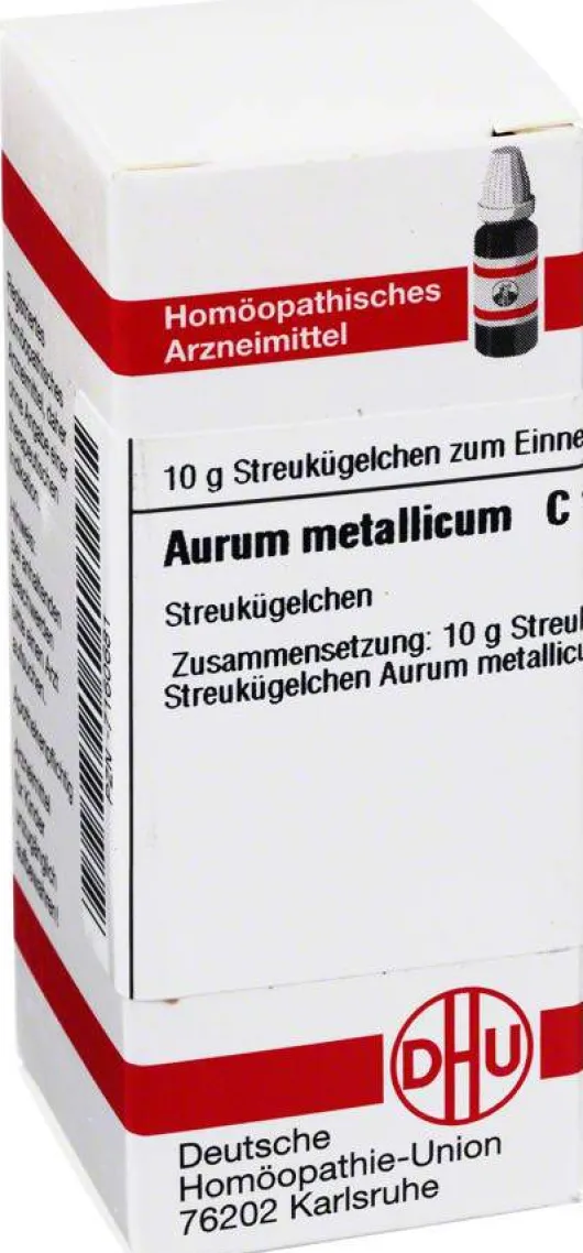 Dhu Aurum Metallicum C12 10 G Globuli