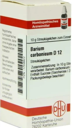 Dhu Barium Carbonicum D12 10 G Globuli