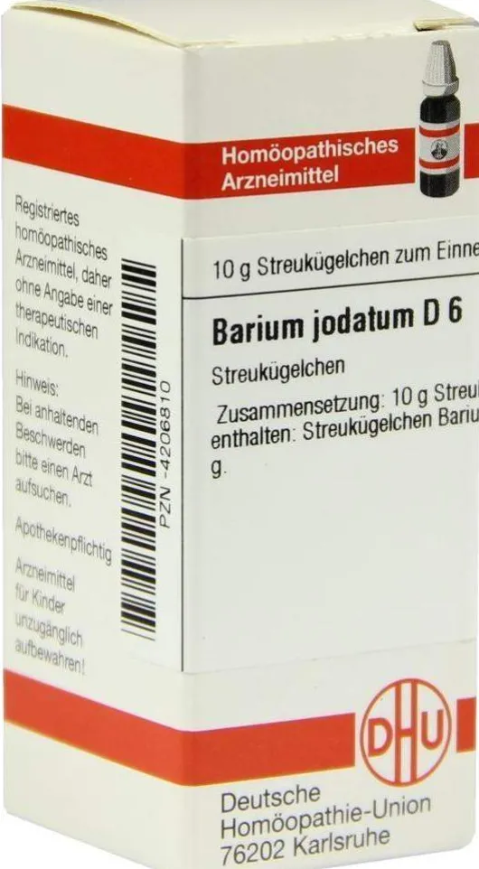 Dhu Barium Jodatum D6 10 G Globuli