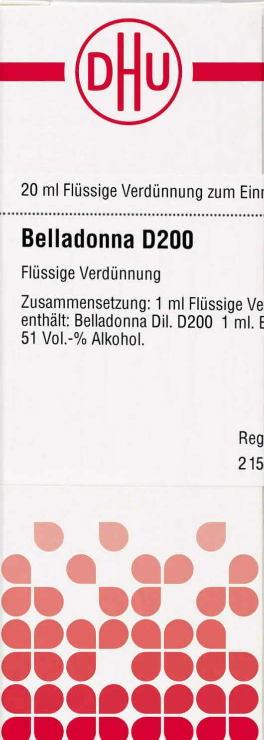 Dhu Belladonna D200 Dilution 20 ml