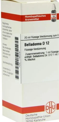 Dhu Belladonna D12 20 ml Dilution