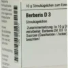 Dhu Berberis D3 Globuli