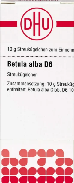 Dhu Betula Alba D6 Globuli 10 G