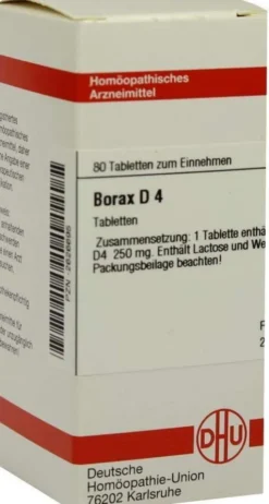 Dhu Borax D4 80 Tabletten