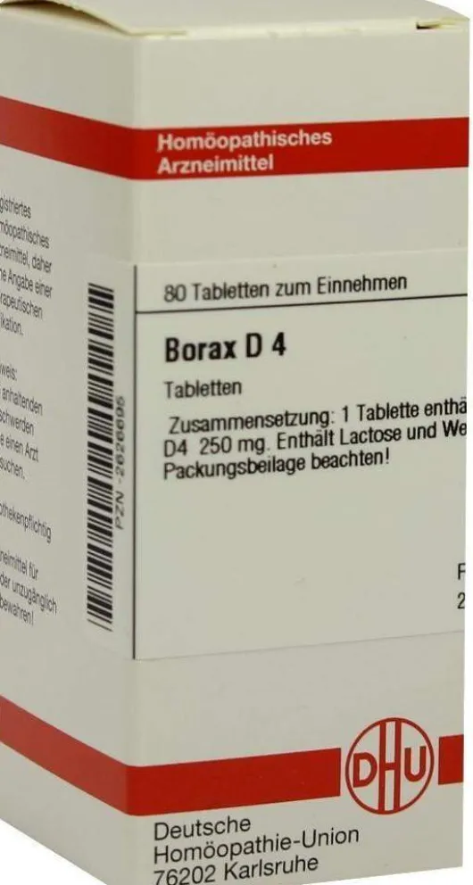Dhu Borax D4 80 Tabletten