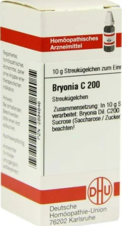 Dhu Bryonia C200 10 G Globuli