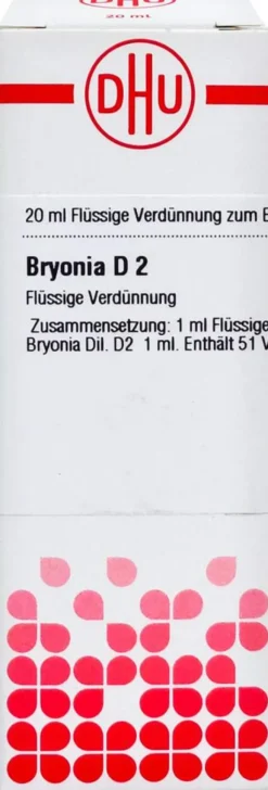 Dhu Bryonia D2 20 ml Dilution