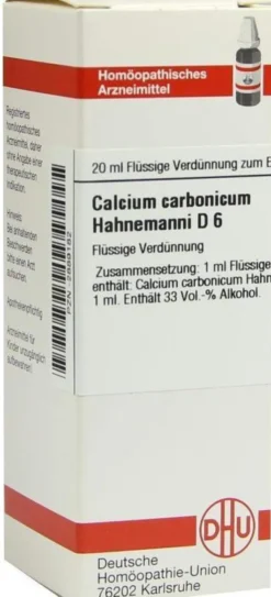Dhu Calcium Carbonicum Hahnemanni D6 Dilution 20 ml