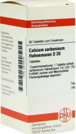Dhu Calcium Carbonicum Hahnemanni D30 80 Tabletten