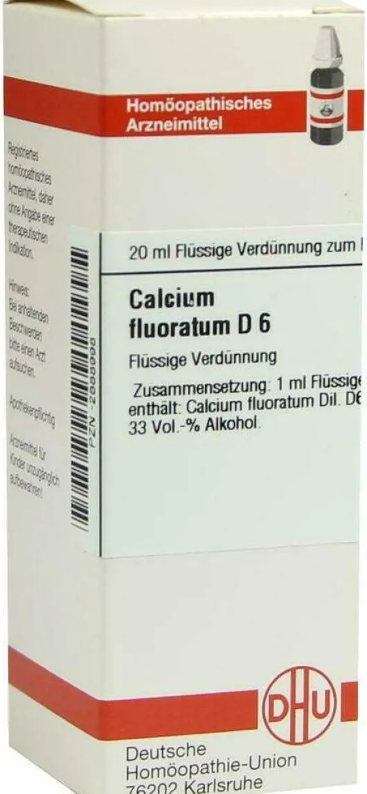 Dhu Calcium Fluoratum D6 20 ml Dilution