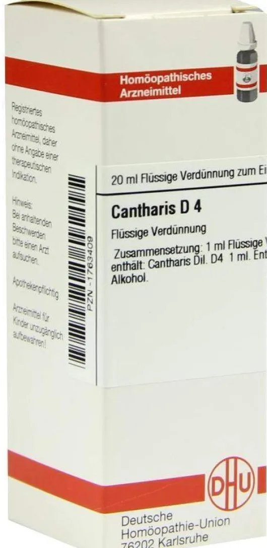 Dhu Cantharis D4 20 ml Dilution
