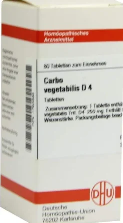Dhu Carbo Vegetabilis D4 80 Tabletten