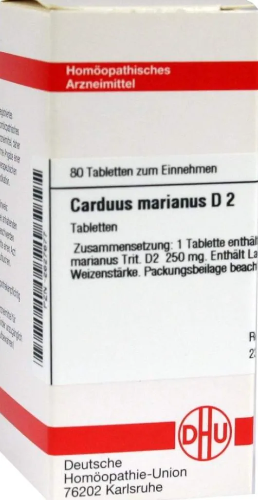 Dhu Carduus Marianus D2 80 Tabletten