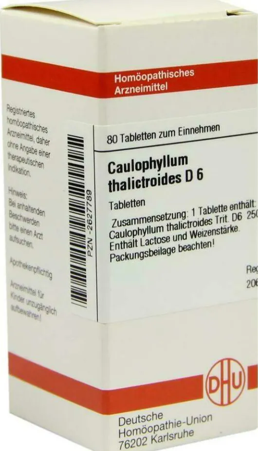 Dhu Caulophyllum Thalictroides D6 Tabletten