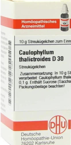Dhu Caulophyllum Thalictroides D30 10 G Globuli