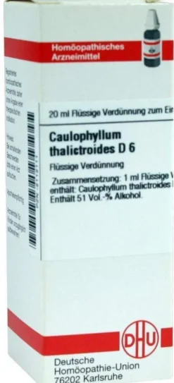 Dhu Caulophyllum Thalictroides D6 Dilution