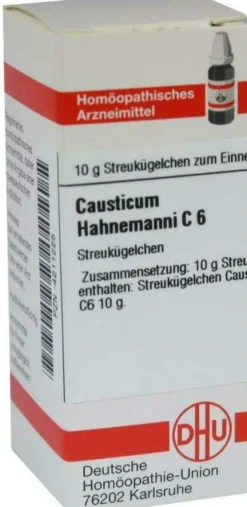 Dhu Causticum Hahnemanni C6 10 G Globuli