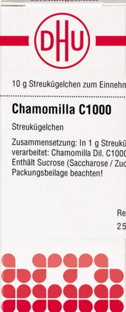 Dhu Chamomilla C1000 Globuli 10 G