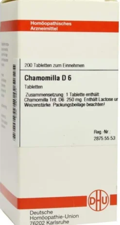 Dhu Chamomilla D6 200 Tabletten