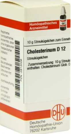 Dhu Cholesterinum D12 10 G Globuli
