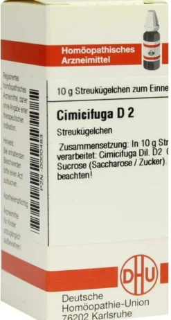 Dhu Cimicifuga D2 Globuli