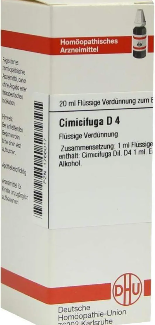 Dhu Cimicifuga D4 20 ml Dilution