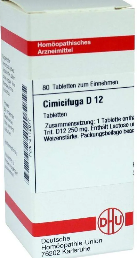 Dhu Cimicifuga D12 80 Tabletten