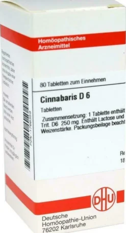 Dhu Cinnabaris D6 80 Tabletten
