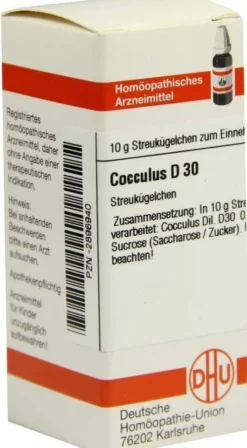 Dhu Cocculus D30 10 G Globuli