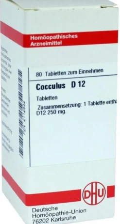 Dhu Cocculus D12 80 Tabletten