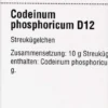 Dhu Codeinum Phosphoricum D12 Globuli 10 G