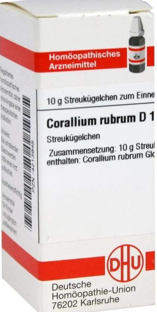 Dhu Corallium Rubrum D12 10 G Globuli