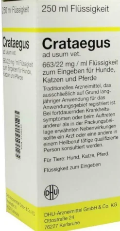 Dhu Crataegus Ad Usum vet. 250 ml Dilution