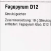 Dhu Fagopyrum D12 Globuli 10 G