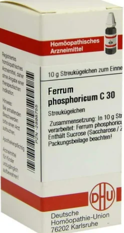 Dhu Ferrum Phosphoricum C30 10 G Globuli