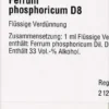 Dhu Ferrum Phosphoricum D8 Dilution 20 ml