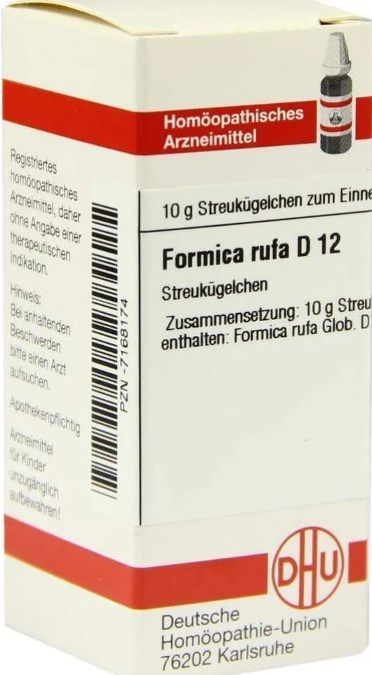 Dhu Formica Rufa D12 Globuli