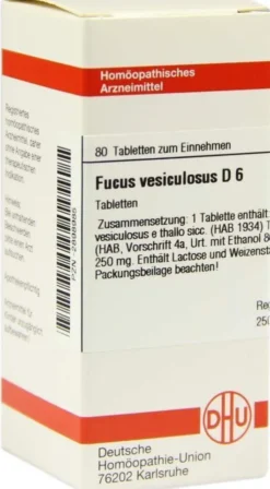Dhu Fucus Vesiculosus D6 80 Tabletten