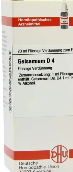 Dhu Gelsemium D4 20 ml Dilution