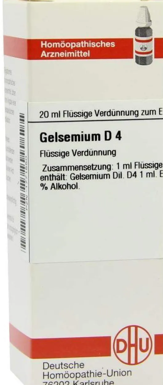 Dhu Gelsemium D4 20 ml Dilution