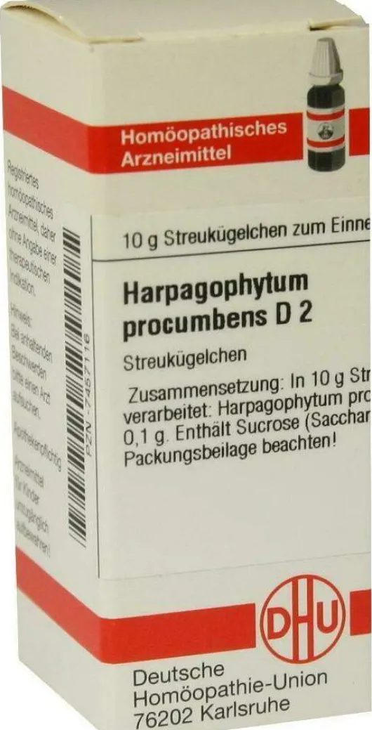 Dhu Harpagophytum Procumbens D2 10 G Globuli