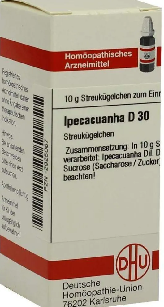 Dhu Ipecacuanha D30 10 G Globuli