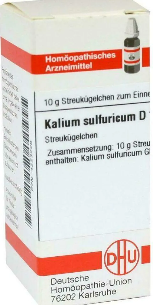 Dhu Kalium Sulfuricum D12 10 G Globuli
