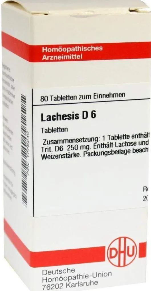 Dhu Lachesis D6 80 Tabletten